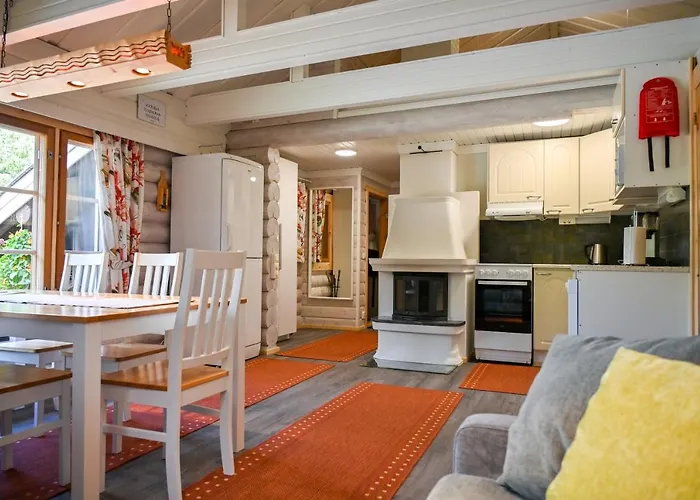 Апартаменты Rukajaerven Lomamajat 4 Рука